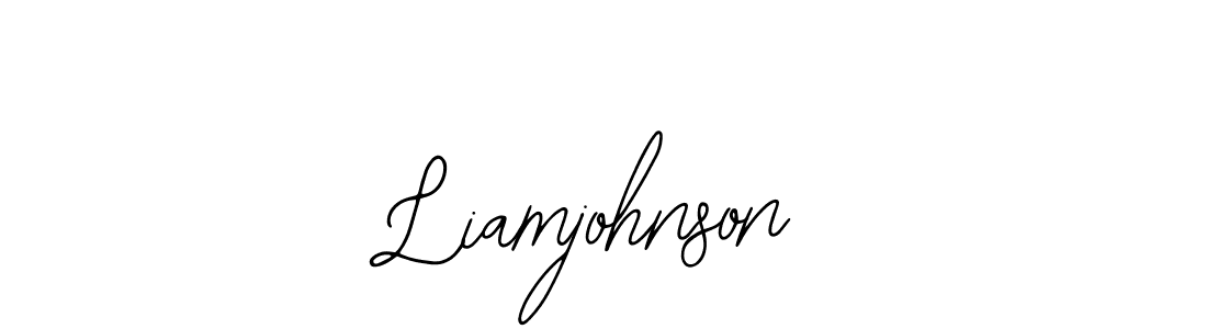 The best way (Bearetta-2O07w) to make a short signature is to pick only two or three words in your name. The name Liamjohnson include a total of six letters. For converting this name. Liamjohnson signature style 12 images and pictures png