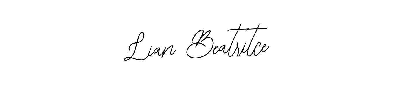 It looks lik you need a new signature style for name Lian Beatritce. Design unique handwritten (Bearetta-2O07w) signature with our free signature maker in just a few clicks. Lian Beatritce signature style 12 images and pictures png