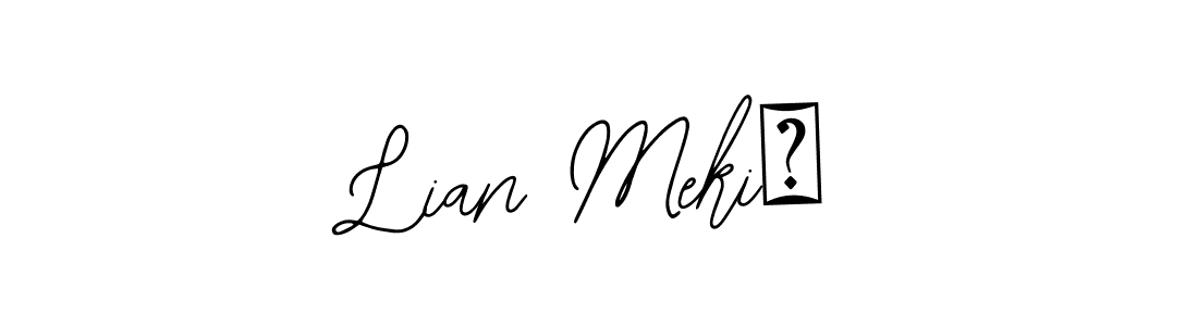Design your own signature with our free online signature maker. With this signature software, you can create a handwritten (Bearetta-2O07w) signature for name Lian Mekič. Lian Mekič signature style 12 images and pictures png