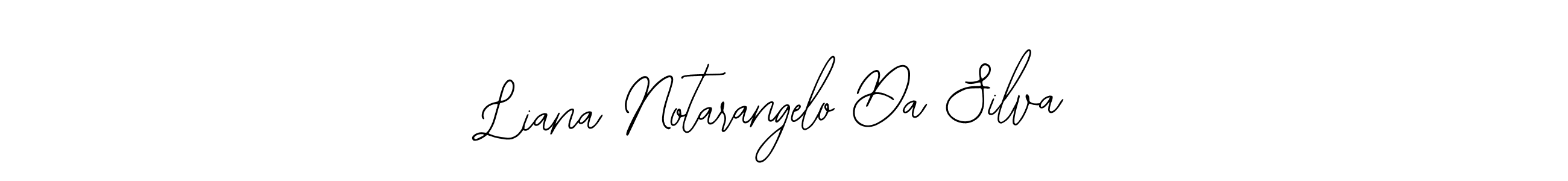 Make a beautiful signature design for name Liana Notarangelo Da Silva. Use this online signature maker to create a handwritten signature for free. Liana Notarangelo Da Silva signature style 12 images and pictures png