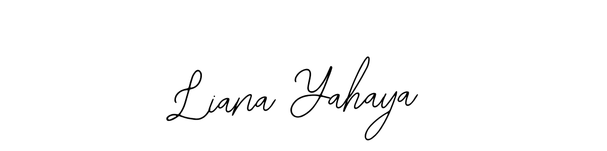 Also You can easily find your signature by using the search form. We will create Liana Yahaya name handwritten signature images for you free of cost using Bearetta-2O07w sign style. Liana Yahaya signature style 12 images and pictures png
