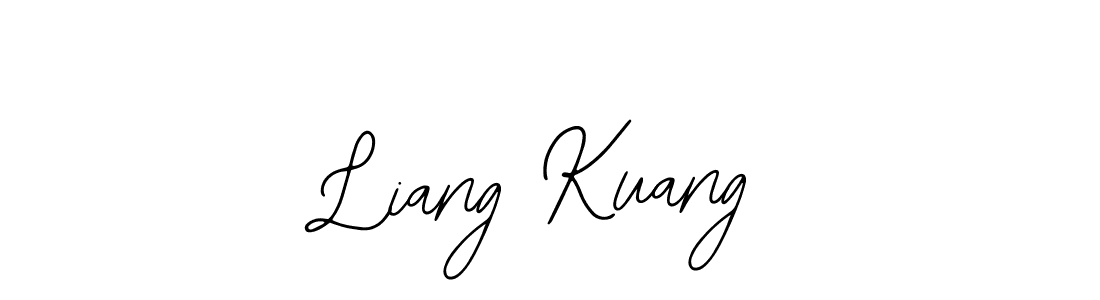 Design your own signature with our free online signature maker. With this signature software, you can create a handwritten (Bearetta-2O07w) signature for name Liang Kuang. Liang Kuang signature style 12 images and pictures png
