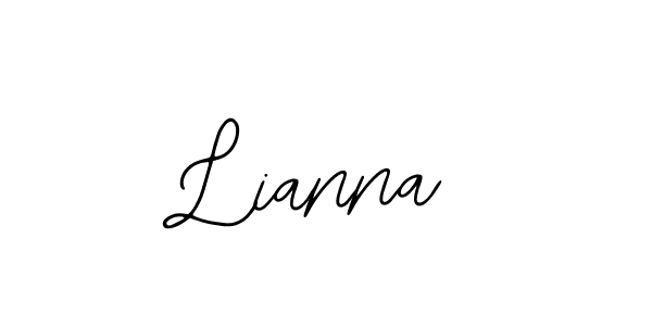 Lianna stylish signature style. Best Handwritten Sign (Bearetta-2O07w) for my name. Handwritten Signature Collection Ideas for my name Lianna. Lianna signature style 12 images and pictures png
