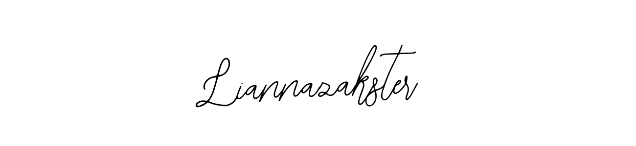 Make a beautiful signature design for name Liannazakster. With this signature (Bearetta-2O07w) style, you can create a handwritten signature for free. Liannazakster signature style 12 images and pictures png