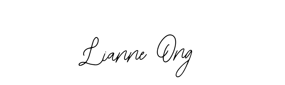 Make a beautiful signature design for name Lianne Ong. With this signature (Bearetta-2O07w) style, you can create a handwritten signature for free. Lianne Ong signature style 12 images and pictures png