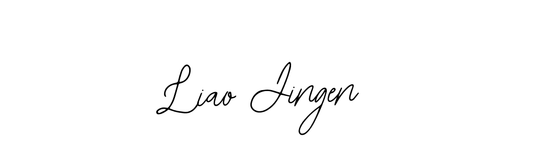 It looks lik you need a new signature style for name Liao Jingen. Design unique handwritten (Bearetta-2O07w) signature with our free signature maker in just a few clicks. Liao Jingen signature style 12 images and pictures png