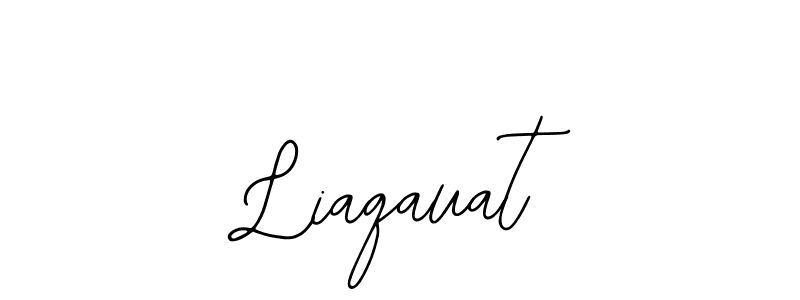 You should practise on your own different ways (Bearetta-2O07w) to write your name (Liaqauat) in signature. don't let someone else do it for you. Liaqauat signature style 12 images and pictures png