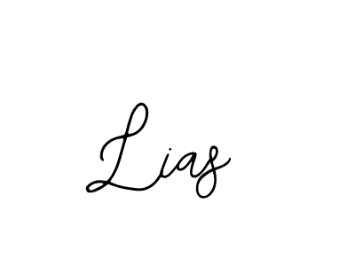 Use a signature maker to create a handwritten signature online. With this signature software, you can design (Bearetta-2O07w) your own signature for name Lias. Lias signature style 12 images and pictures png