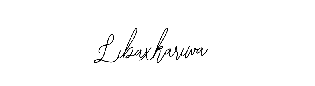 Bearetta-2O07w is a professional signature style that is perfect for those who want to add a touch of class to their signature. It is also a great choice for those who want to make their signature more unique. Get Libaxkariwa name to fancy signature for free. Libaxkariwa signature style 12 images and pictures png