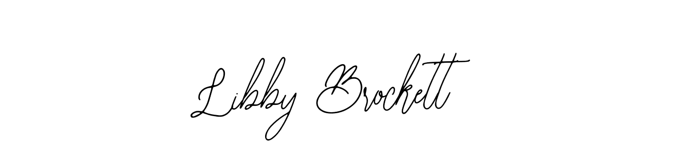 Create a beautiful signature design for name Libby Brockett. With this signature (Bearetta-2O07w) fonts, you can make a handwritten signature for free. Libby Brockett signature style 12 images and pictures png