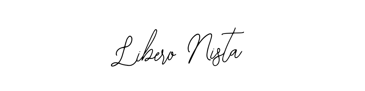 Design your own signature with our free online signature maker. With this signature software, you can create a handwritten (Bearetta-2O07w) signature for name Libero Nista. Libero Nista signature style 12 images and pictures png
