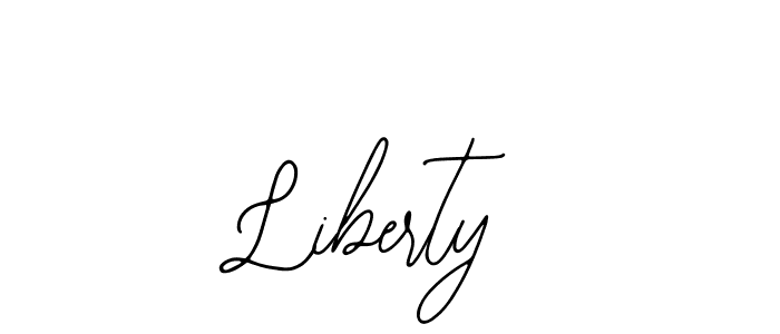 How to make Liberty name signature. Use Bearetta-2O07w style for creating short signs online. This is the latest handwritten sign. Liberty signature style 12 images and pictures png