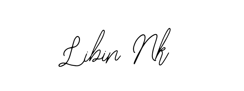 How to Draw Libin Nk signature style? Bearetta-2O07w is a latest design signature styles for name Libin Nk. Libin Nk signature style 12 images and pictures png