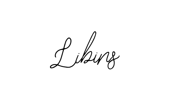 You should practise on your own different ways (Bearetta-2O07w) to write your name (Libins) in signature. don't let someone else do it for you. Libins signature style 12 images and pictures png