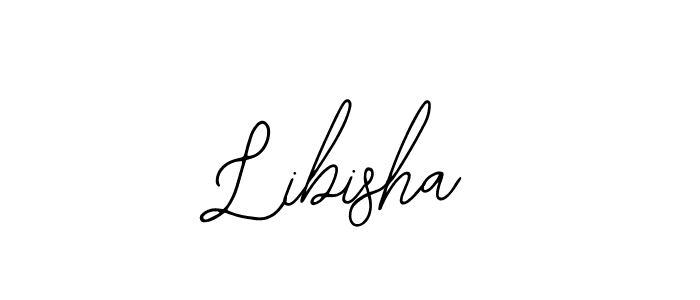 if you are searching for the best signature style for your name Libisha. so please give up your signature search. here we have designed multiple signature styles  using Bearetta-2O07w. Libisha signature style 12 images and pictures png