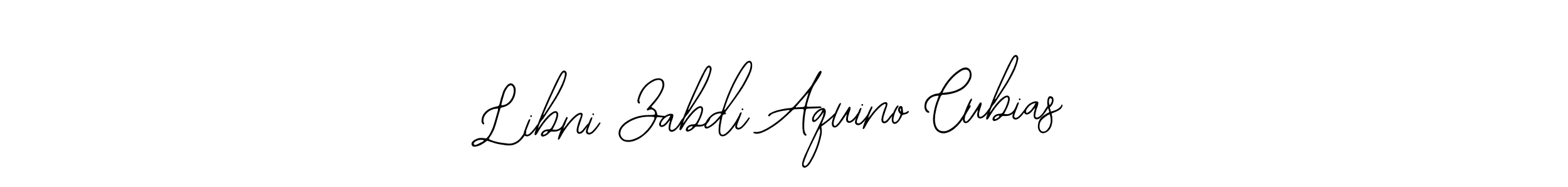 How to make Libni Zabdi Aquino Cubias signature? Bearetta-2O07w is a professional autograph style. Create handwritten signature for Libni Zabdi Aquino Cubias name. Libni Zabdi Aquino Cubias signature style 12 images and pictures png