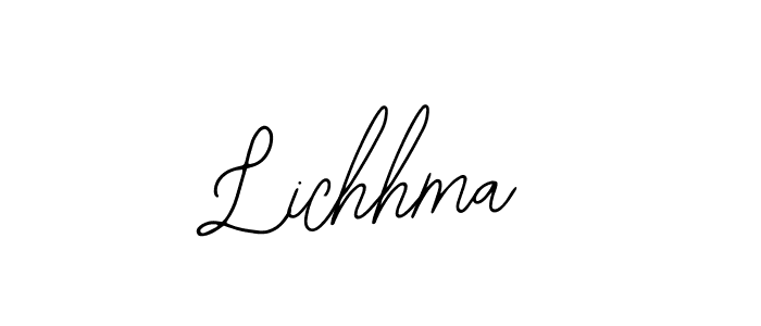 Create a beautiful signature design for name Lichhma. With this signature (Bearetta-2O07w) fonts, you can make a handwritten signature for free. Lichhma signature style 12 images and pictures png