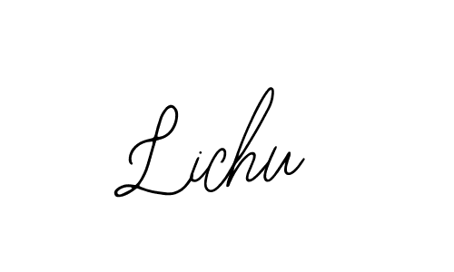 The best way (Bearetta-2O07w) to make a short signature is to pick only two or three words in your name. The name Lichu include a total of six letters. For converting this name. Lichu signature style 12 images and pictures png