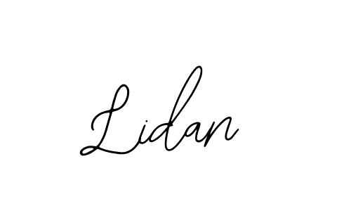 Make a beautiful signature design for name Lidan. Use this online signature maker to create a handwritten signature for free. Lidan signature style 12 images and pictures png