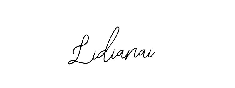 You should practise on your own different ways (Bearetta-2O07w) to write your name (Lidianai) in signature. don't let someone else do it for you. Lidianai signature style 12 images and pictures png
