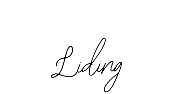 It looks lik you need a new signature style for name Liding. Design unique handwritten (Bearetta-2O07w) signature with our free signature maker in just a few clicks. Liding signature style 12 images and pictures png