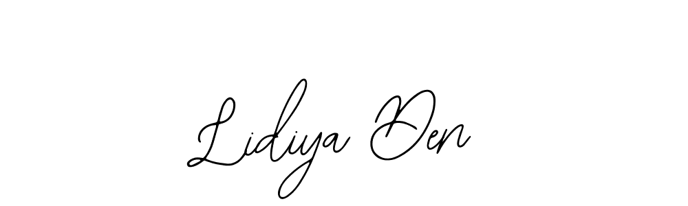 Lidiya Den stylish signature style. Best Handwritten Sign (Bearetta-2O07w) for my name. Handwritten Signature Collection Ideas for my name Lidiya Den. Lidiya Den signature style 12 images and pictures png