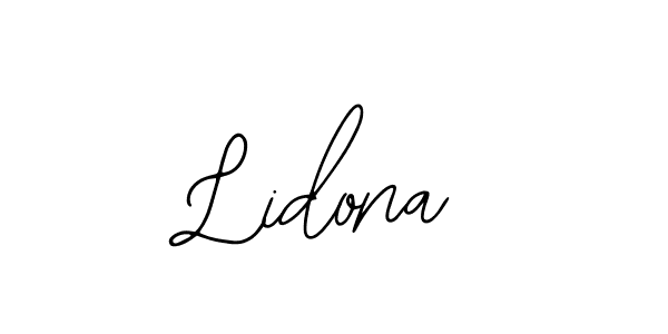 How to make Lidona signature? Bearetta-2O07w is a professional autograph style. Create handwritten signature for Lidona name. Lidona signature style 12 images and pictures png