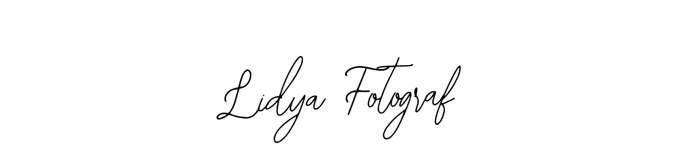 if you are searching for the best signature style for your name Lidya Fotograf. so please give up your signature search. here we have designed multiple signature styles  using Bearetta-2O07w. Lidya Fotograf signature style 12 images and pictures png
