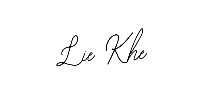Make a beautiful signature design for name Lie Khe. With this signature (Bearetta-2O07w) style, you can create a handwritten signature for free. Lie Khe signature style 12 images and pictures png