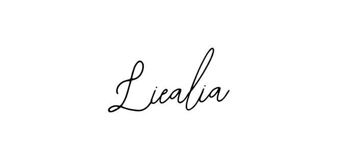 You should practise on your own different ways (Bearetta-2O07w) to write your name (Liealia) in signature. don't let someone else do it for you. Liealia signature style 12 images and pictures png