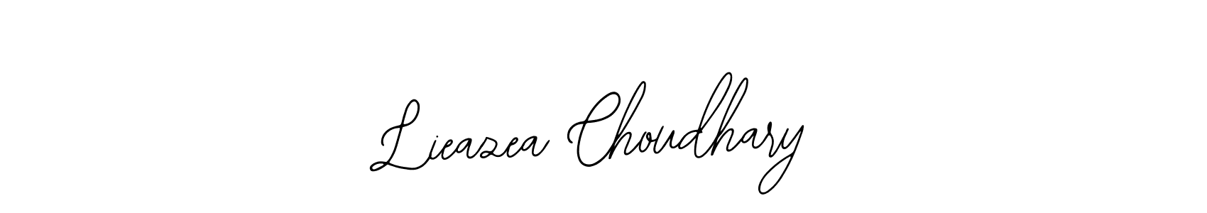 How to make Lieazea Choudhary signature? Bearetta-2O07w is a professional autograph style. Create handwritten signature for Lieazea Choudhary name. Lieazea Choudhary signature style 12 images and pictures png