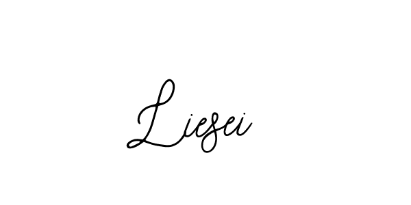 How to make Liesei name signature. Use Bearetta-2O07w style for creating short signs online. This is the latest handwritten sign. Liesei signature style 12 images and pictures png