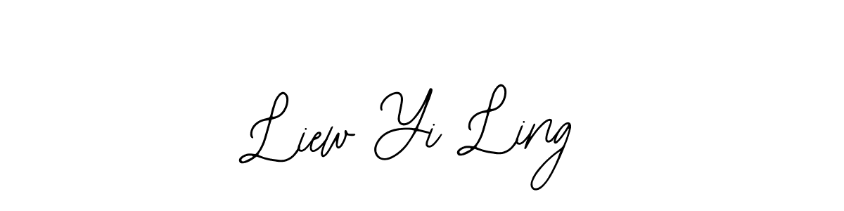 How to make Liew Yi Ling name signature. Use Bearetta-2O07w style for creating short signs online. This is the latest handwritten sign. Liew Yi Ling signature style 12 images and pictures png