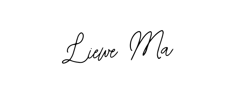 Similarly Bearetta-2O07w is the best handwritten signature design. Signature creator online .You can use it as an online autograph creator for name Liewe Ma. Liewe Ma signature style 12 images and pictures png