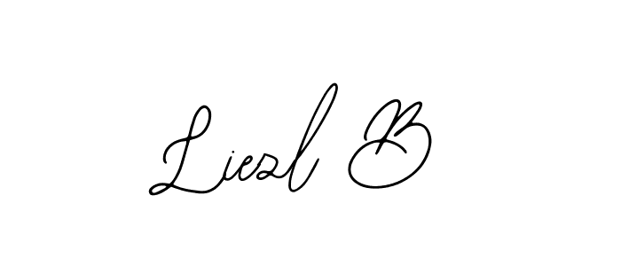 if you are searching for the best signature style for your name Liezl B. so please give up your signature search. here we have designed multiple signature styles  using Bearetta-2O07w. Liezl B signature style 12 images and pictures png