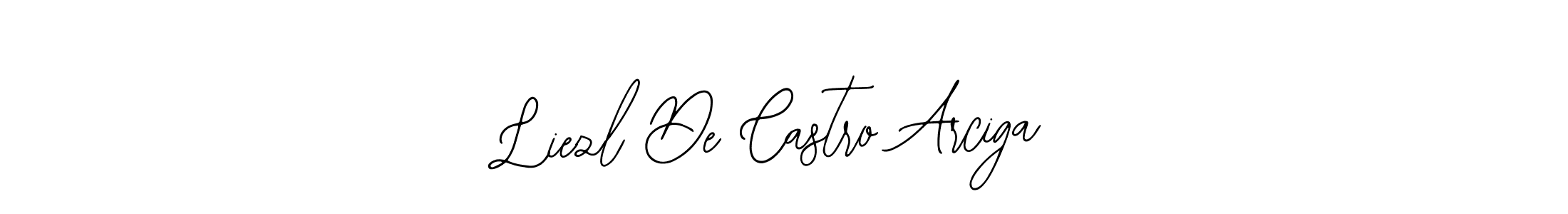Use a signature maker to create a handwritten signature online. With this signature software, you can design (Bearetta-2O07w) your own signature for name Liezl De Castro Arciga. Liezl De Castro Arciga signature style 12 images and pictures png