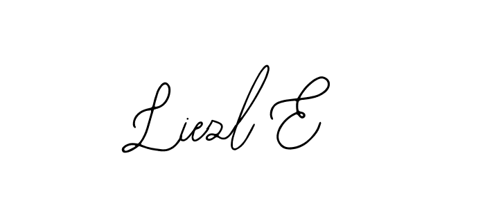 How to Draw Liezl E signature style? Bearetta-2O07w is a latest design signature styles for name Liezl E. Liezl E signature style 12 images and pictures png