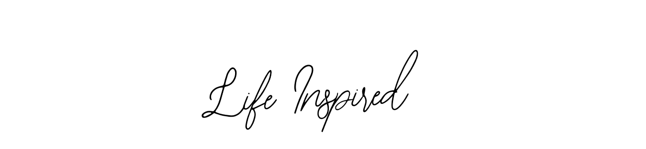 Similarly Bearetta-2O07w is the best handwritten signature design. Signature creator online .You can use it as an online autograph creator for name Life Inspired. Life Inspired signature style 12 images and pictures png