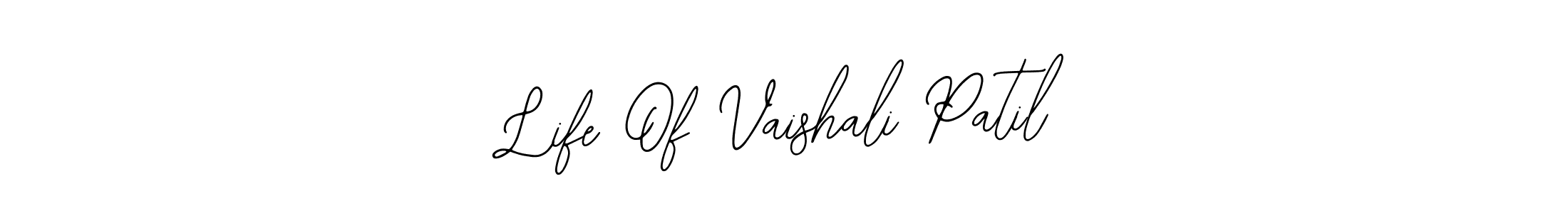 The best way (Bearetta-2O07w) to make a short signature is to pick only two or three words in your name. The name Life Of Vaishali Patil include a total of six letters. For converting this name. Life Of Vaishali Patil signature style 12 images and pictures png