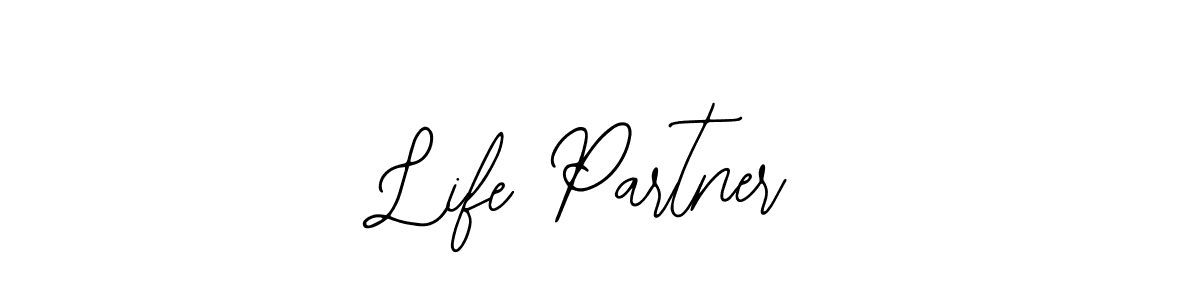Life Partner stylish signature style. Best Handwritten Sign (Bearetta-2O07w) for my name. Handwritten Signature Collection Ideas for my name Life Partner. Life Partner signature style 12 images and pictures png
