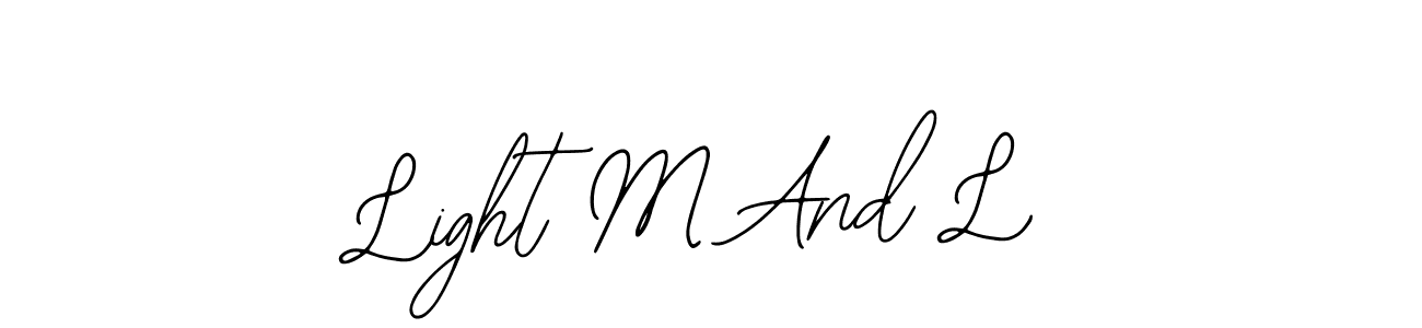 You should practise on your own different ways (Bearetta-2O07w) to write your name (Light M And L) in signature. don't let someone else do it for you. Light M And L signature style 12 images and pictures png