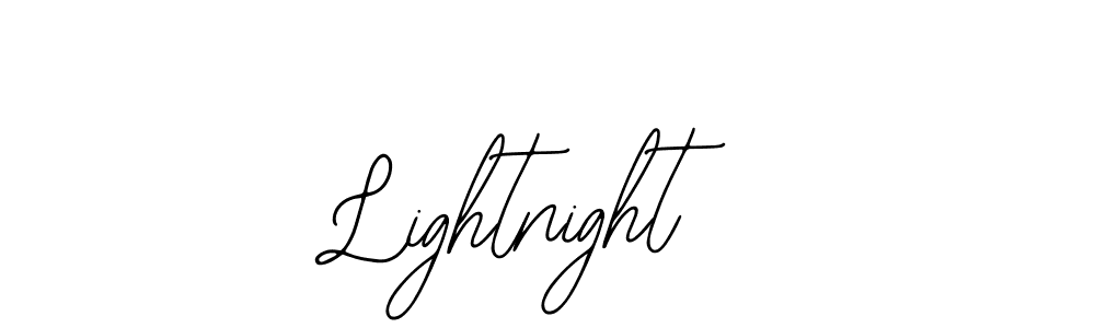 Use a signature maker to create a handwritten signature online. With this signature software, you can design (Bearetta-2O07w) your own signature for name Lightnight. Lightnight signature style 12 images and pictures png