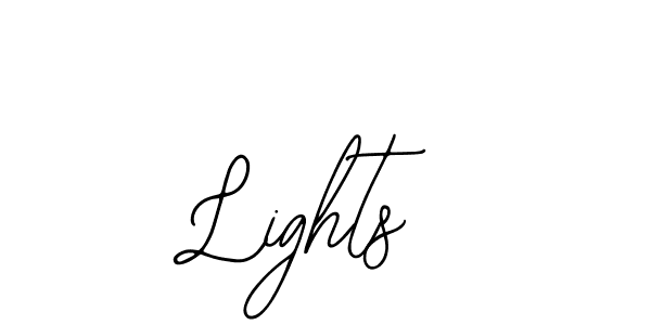 You should practise on your own different ways (Bearetta-2O07w) to write your name (Lights) in signature. don't let someone else do it for you. Lights signature style 12 images and pictures png