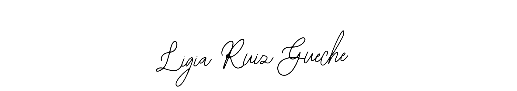 Ligia Ruiz Gueche stylish signature style. Best Handwritten Sign (Bearetta-2O07w) for my name. Handwritten Signature Collection Ideas for my name Ligia Ruiz Gueche. Ligia Ruiz Gueche signature style 12 images and pictures png