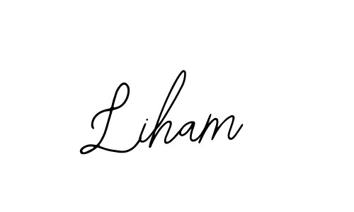 You should practise on your own different ways (Bearetta-2O07w) to write your name (Liham) in signature. don't let someone else do it for you. Liham signature style 12 images and pictures png