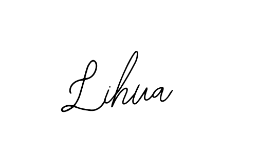 Also You can easily find your signature by using the search form. We will create Lihua name handwritten signature images for you free of cost using Bearetta-2O07w sign style. Lihua signature style 12 images and pictures png