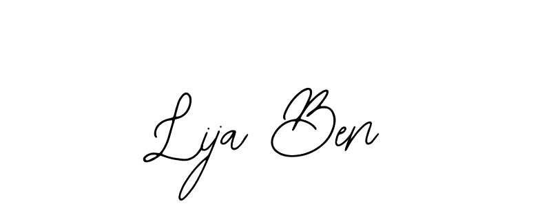 See photos of Lija Ben official signature by Spectra . Check more albums & portfolios. Read reviews & check more about Bearetta-2O07w font. Lija Ben signature style 12 images and pictures png