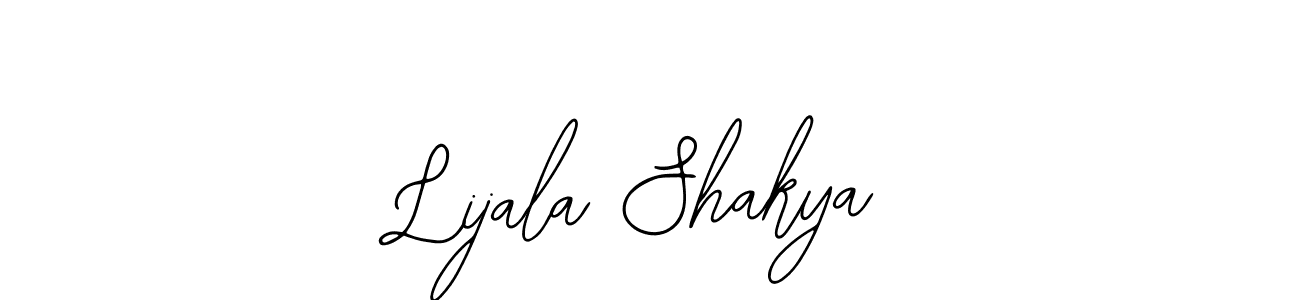 Use a signature maker to create a handwritten signature online. With this signature software, you can design (Bearetta-2O07w) your own signature for name Lijala Shakya. Lijala Shakya signature style 12 images and pictures png