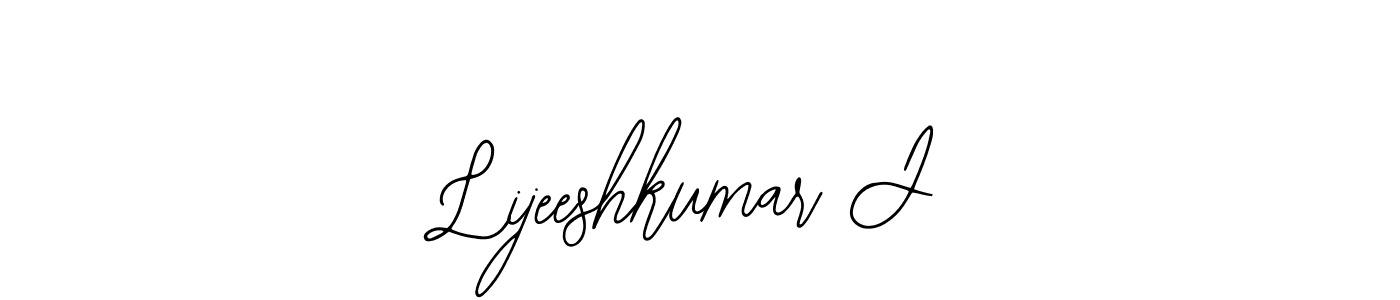 How to Draw Lijeeshkumar J signature style? Bearetta-2O07w is a latest design signature styles for name Lijeeshkumar J. Lijeeshkumar J signature style 12 images and pictures png