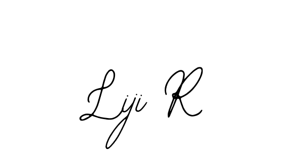 Use a signature maker to create a handwritten signature online. With this signature software, you can design (Bearetta-2O07w) your own signature for name Liji R. Liji R signature style 12 images and pictures png